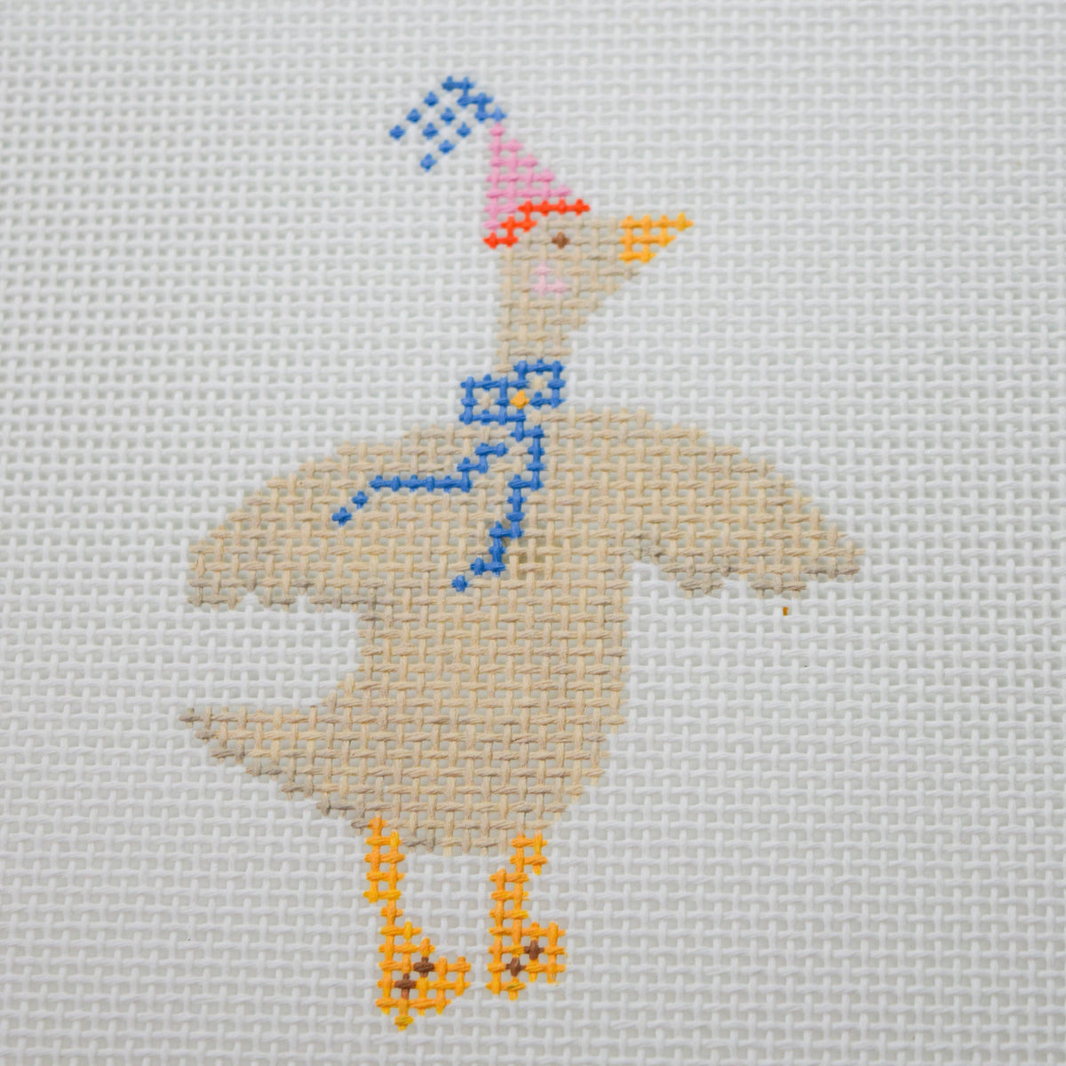 LaFete Party Animals - Goose Hand Painted Canvas