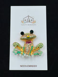 Green Frog Jeweled