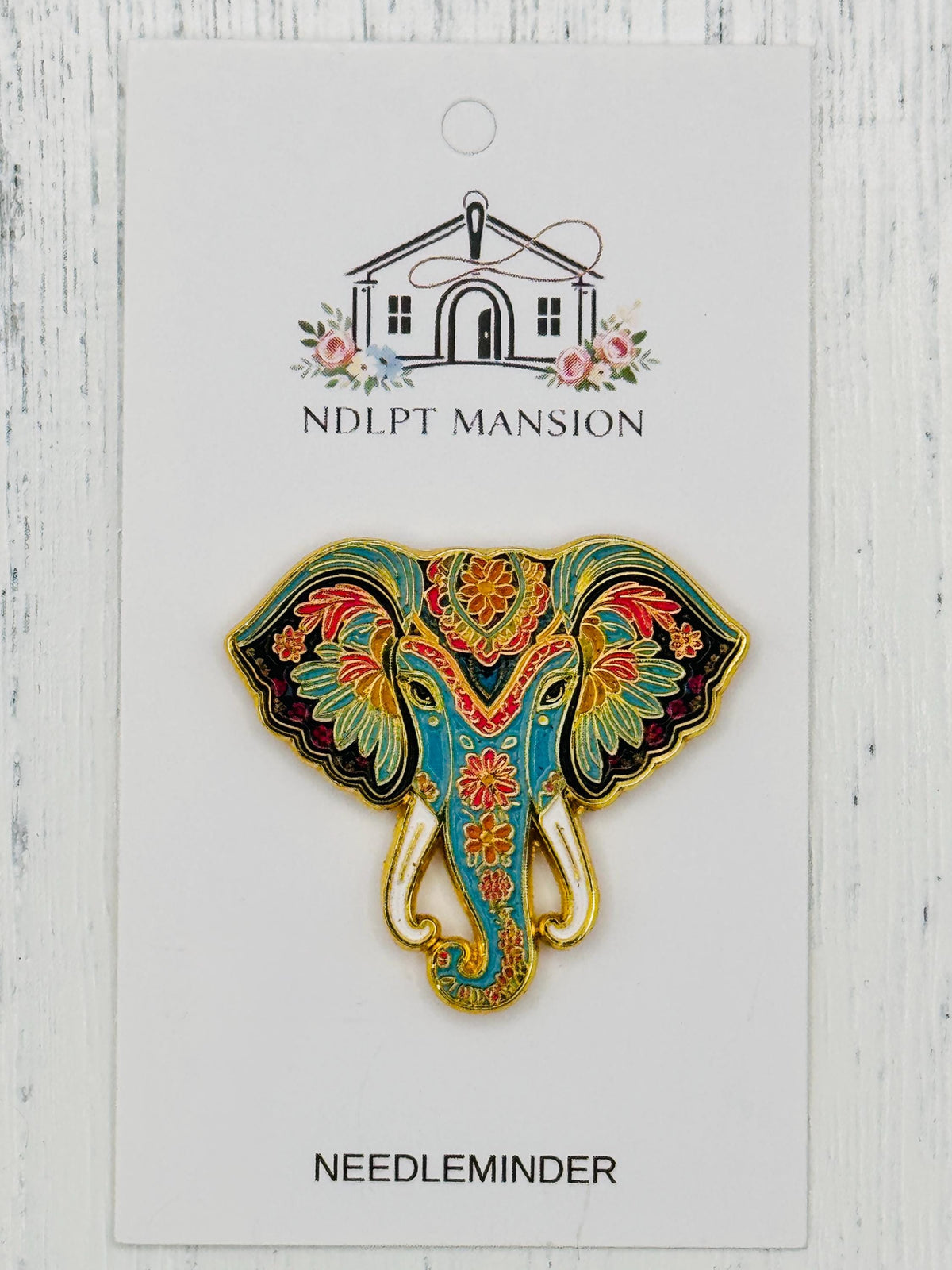 Colorful Elephant Enamel