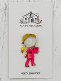 Nurse in Pink Jeweled
