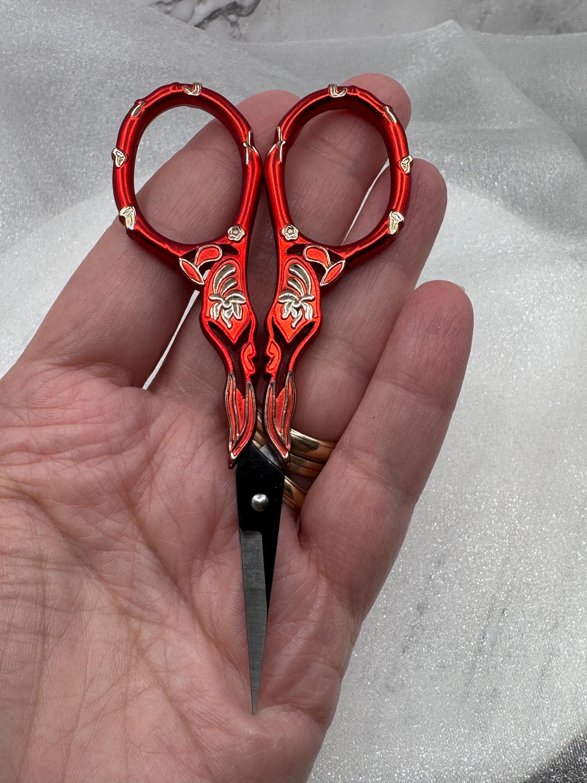 Vintage Ornate Embroidery Scissors