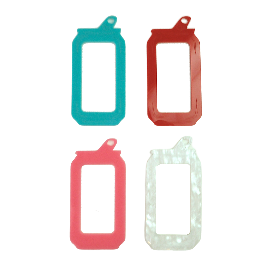 Frayme Works Bag Tag: Soda Pop Can: Red