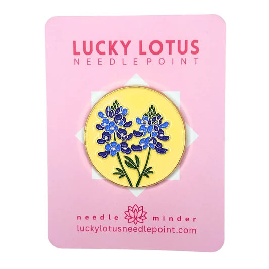 Lucky Lotus Blue Bonnet Needleminder