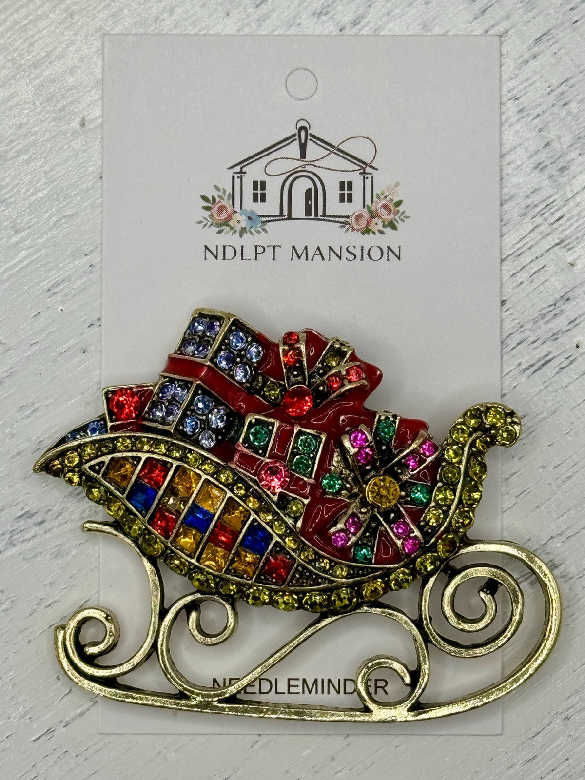 Christmas Sleigh Jeweled
