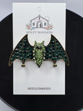 Green Bat Jeweled