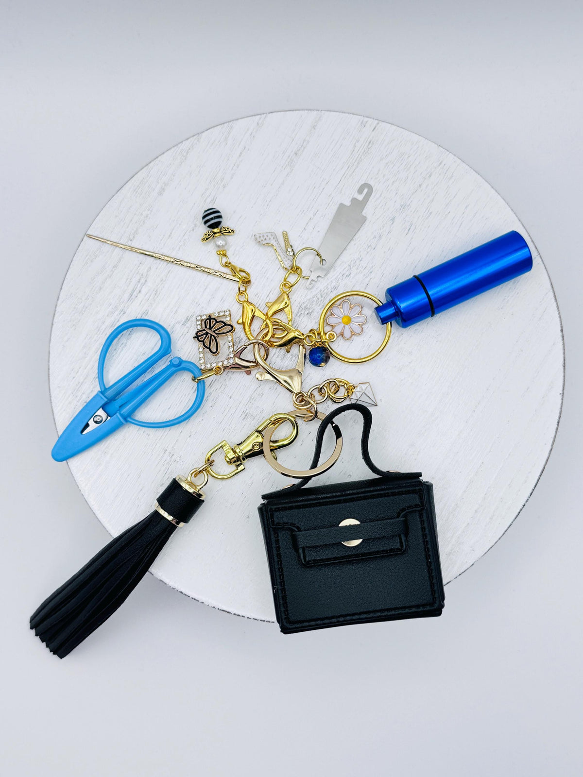 Mini Purse Bag Charm Tool Kit