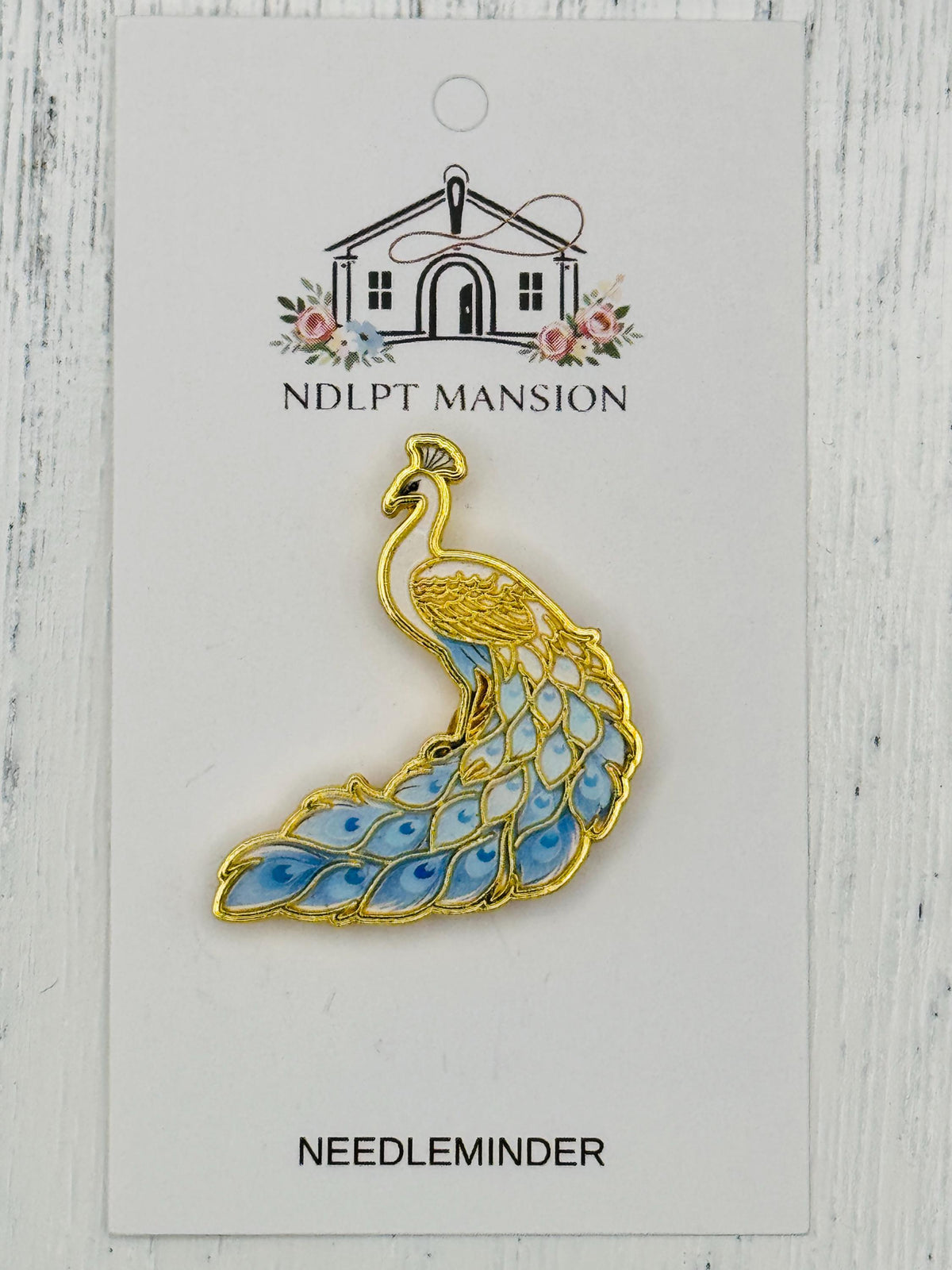 Lt Blue Peacock Enamel