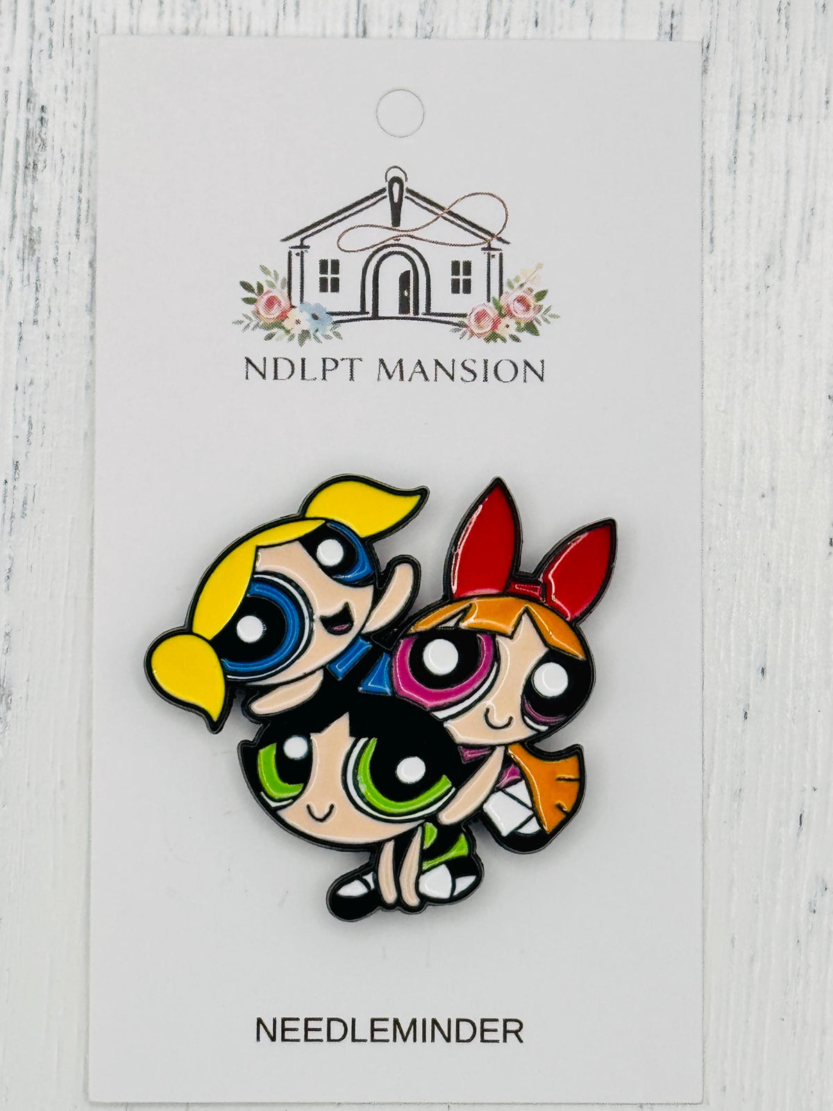 Puff Girls Trio Enamel