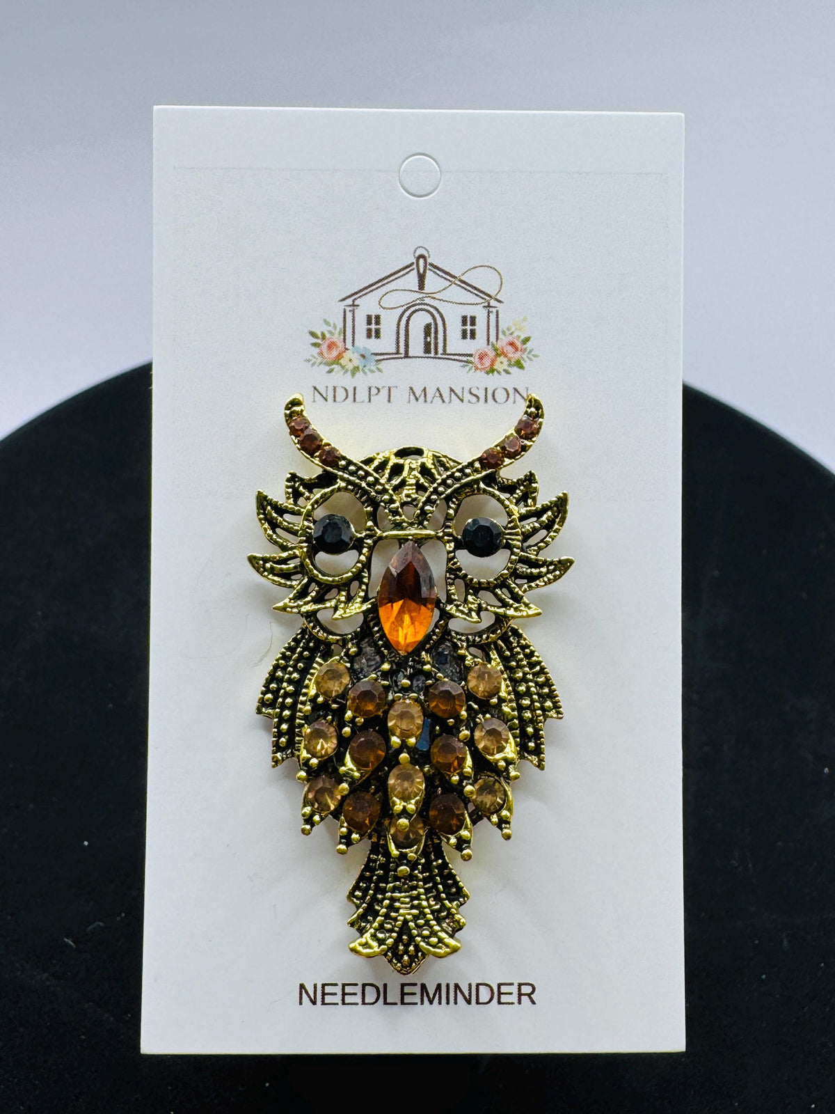 Amber Owl Jeweled