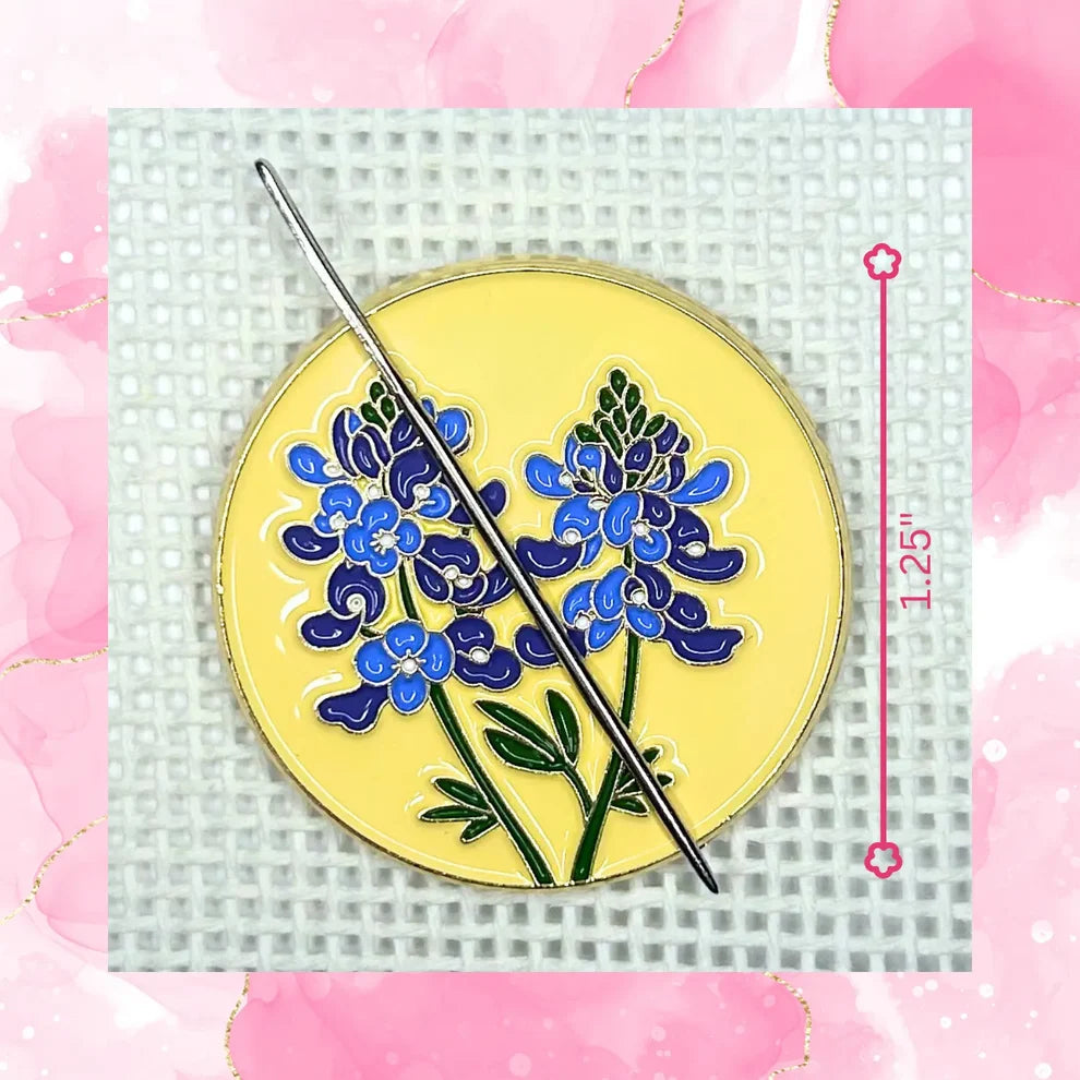 Lucky Lotus Blue Bonnet Needleminder