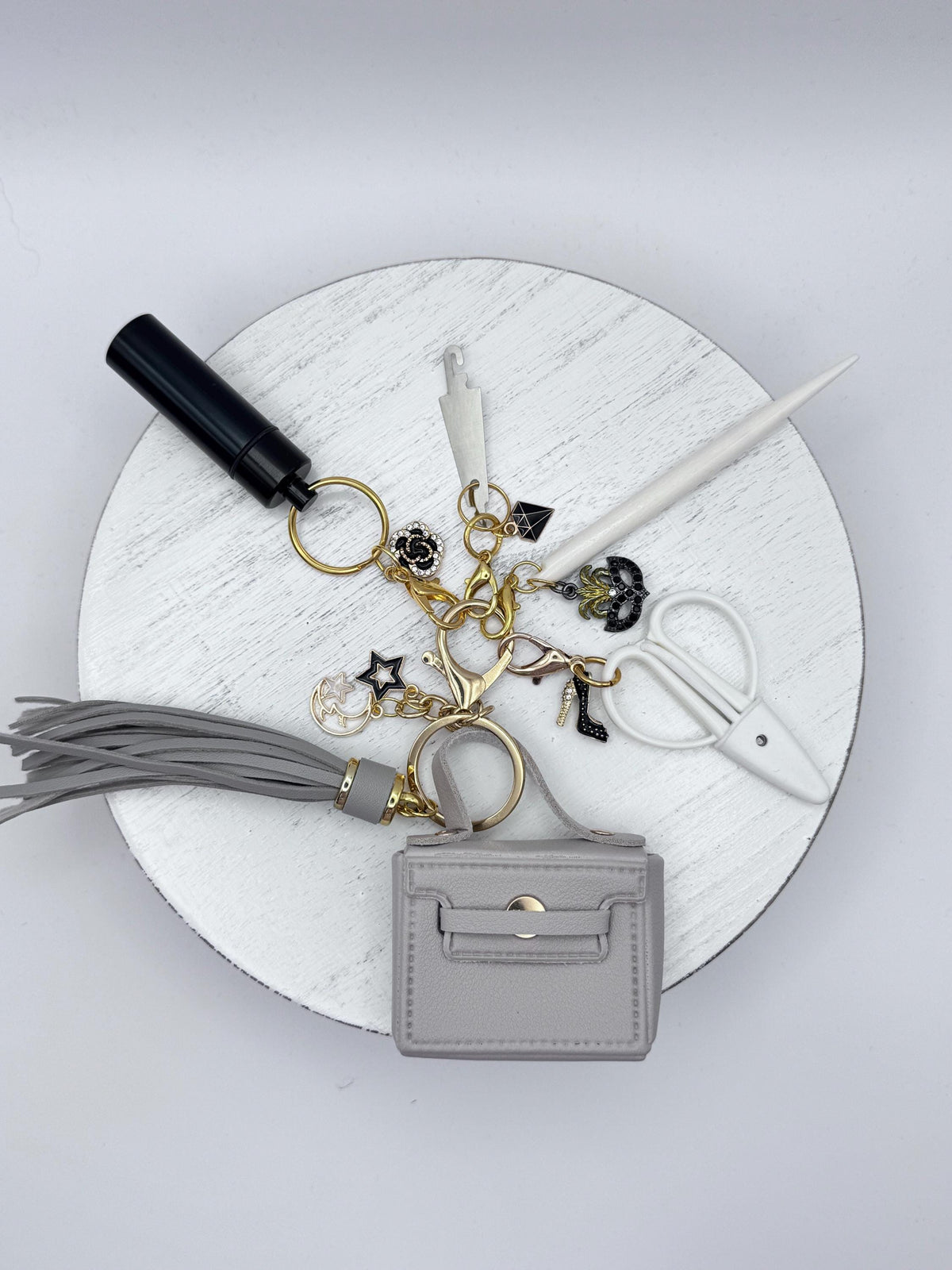 Mini Purse Bag Charm Tool Kit