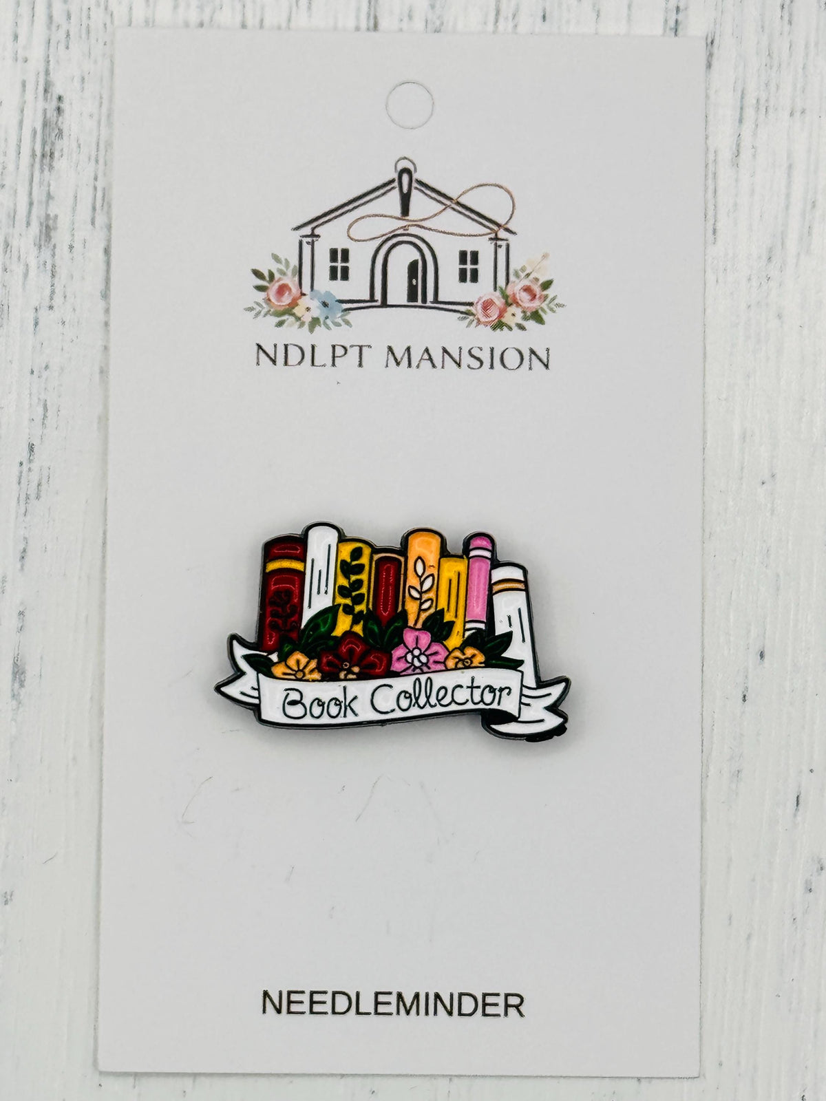 Book Collector Enamel