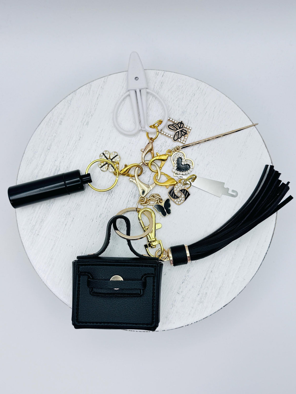 Mini Purse Bag Charm Tool Kit