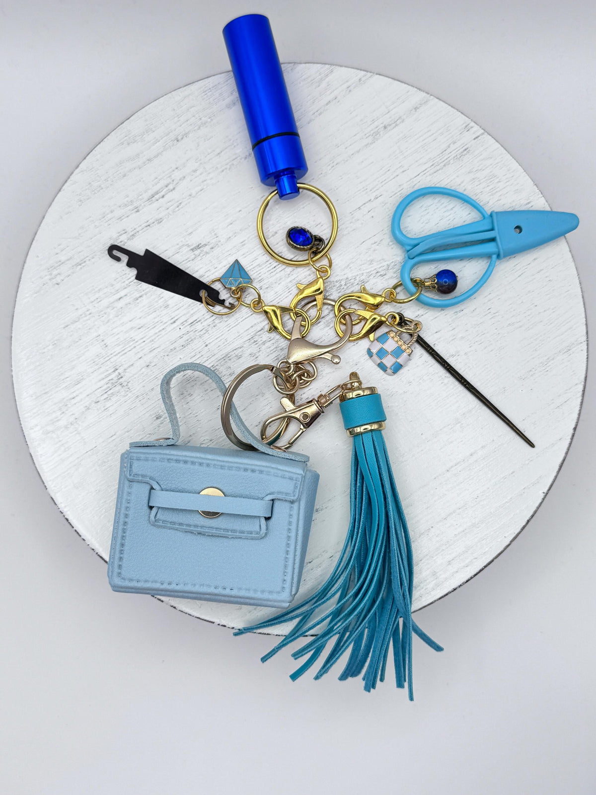 Mini Purse Bag Charm Tool Kit