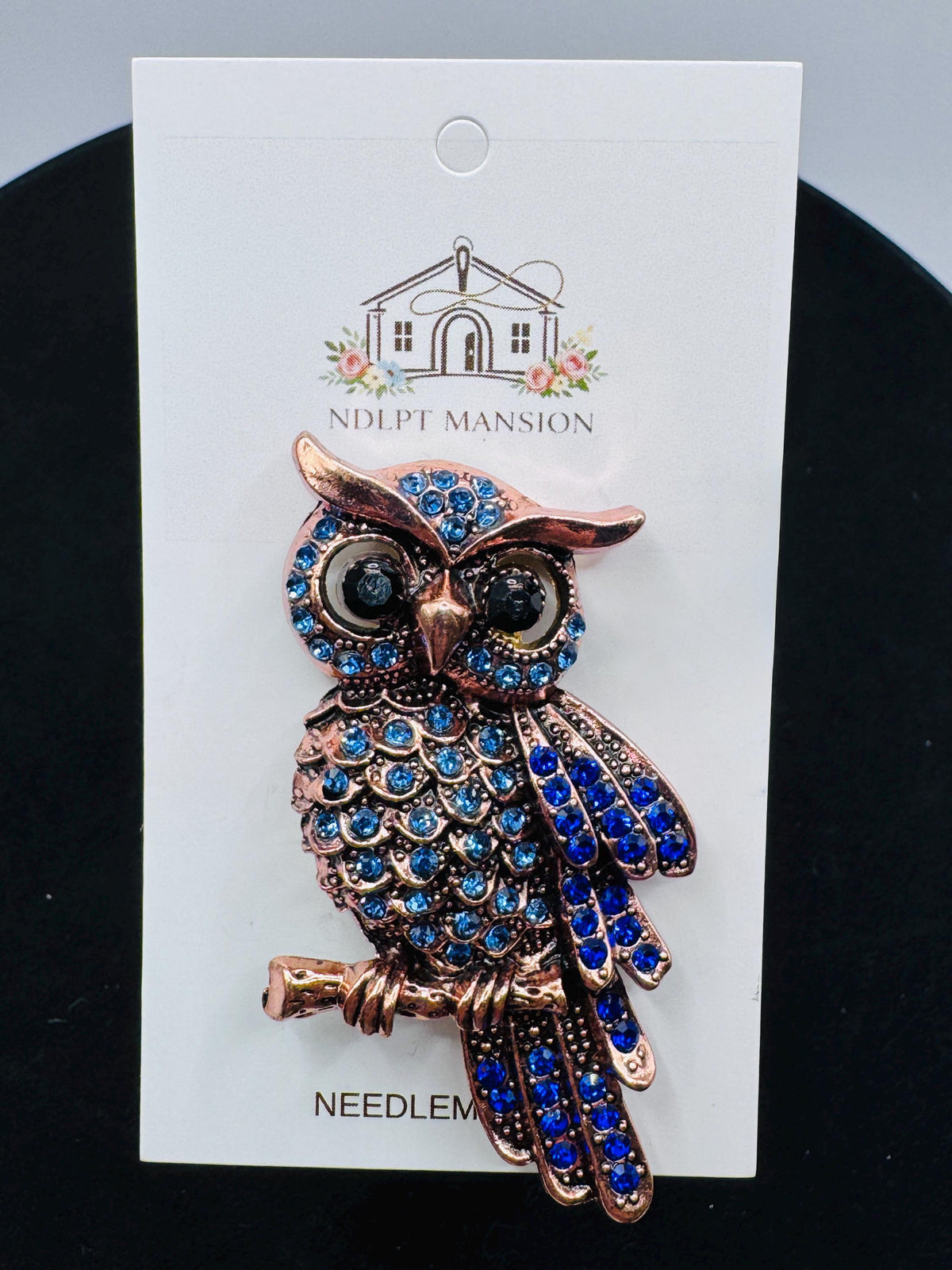 Blue Owl Jeweled