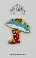 Umbrella & Rain Boots Enamel