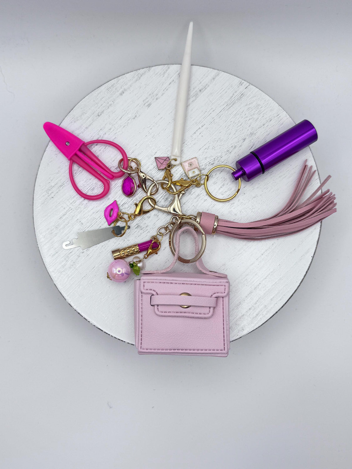 Mini Purse Bag Charm Tool Kit
