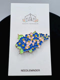 Forget Me Not Flowers Enamel