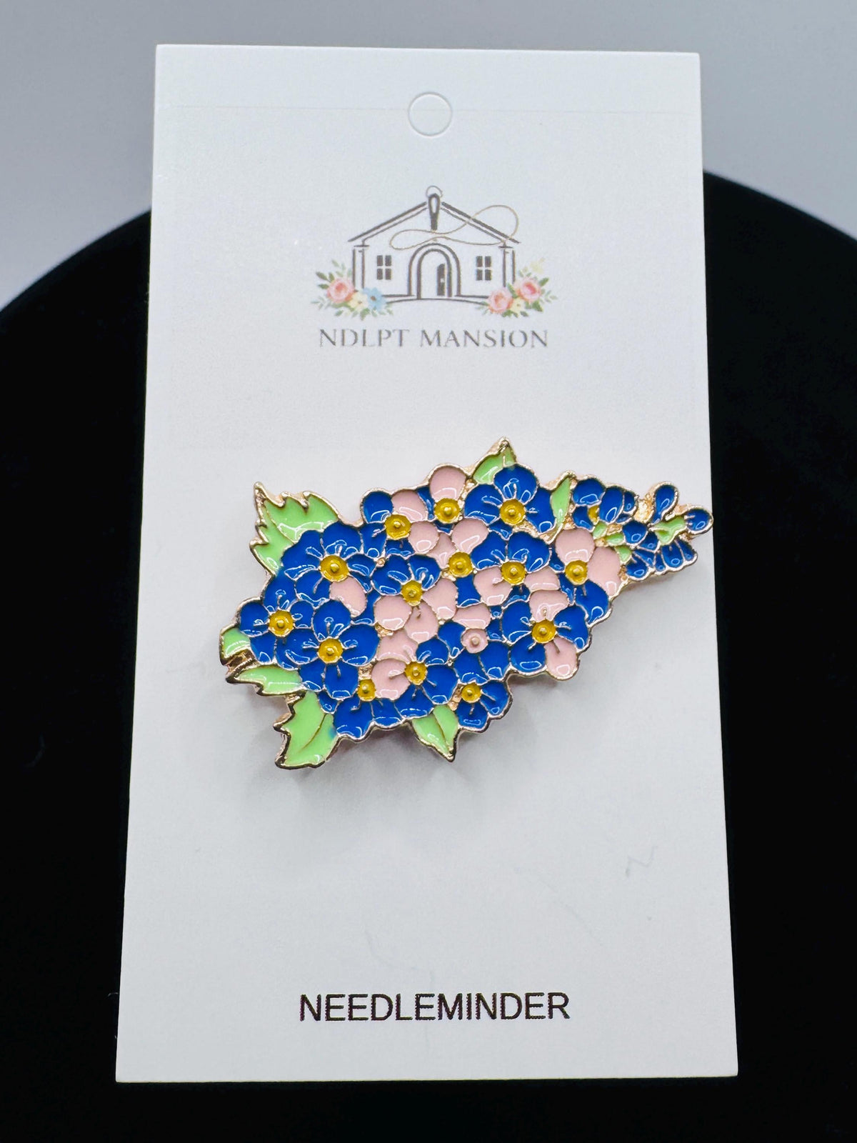 Forget Me Not Flowers Enamel