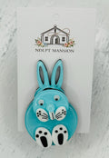 Spinner Teal Rabbit Acrylic