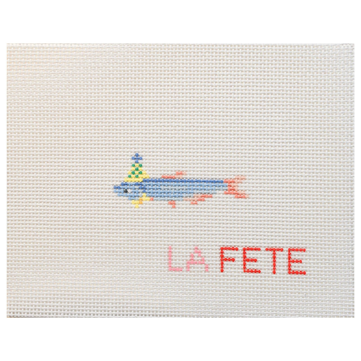 LaFete Party Animals -Sardine Hand Painted Canvas