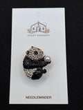 Small Panda Bear with Pearl Jeweled