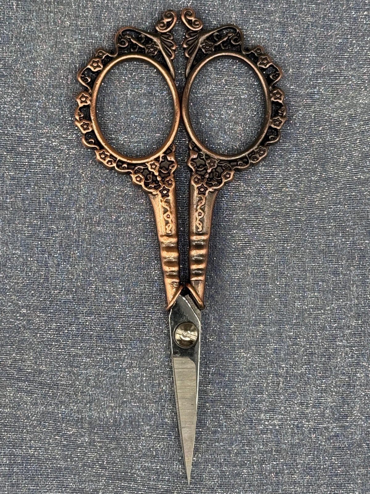 Retro Zakka Antique Embroidery Scissors with Sheath
