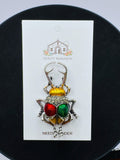 Red and Green Beetle Jeweled