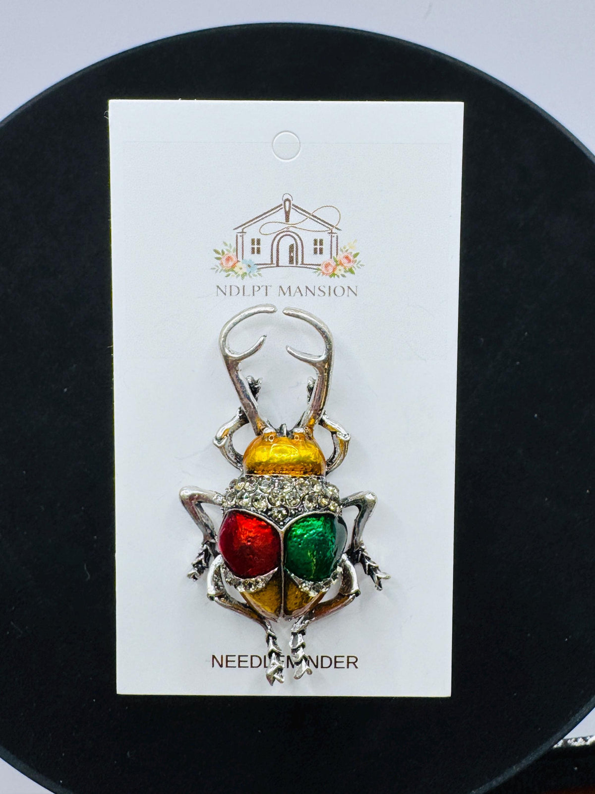 Red and Green Beetle Jeweled