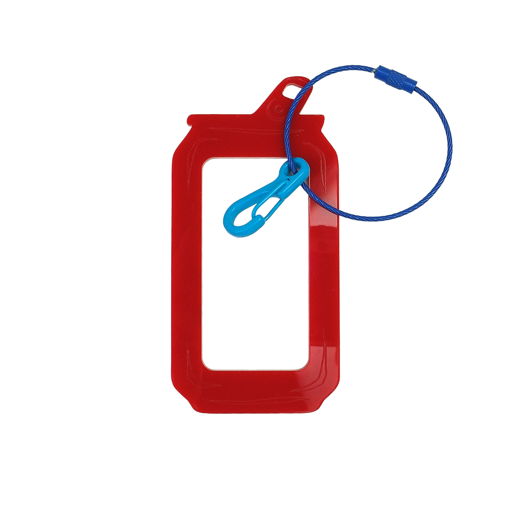 Frayme Works Bag Tag: Soda Pop Can: Red