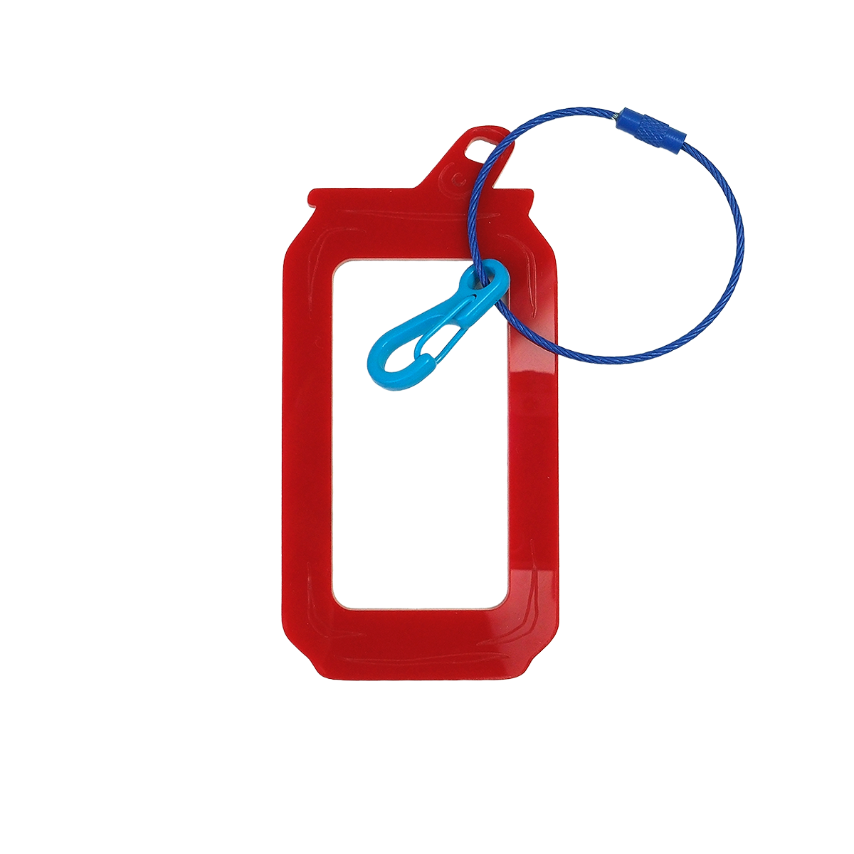 Frayme Works Bag Tag: Soda Pop Can: Red
