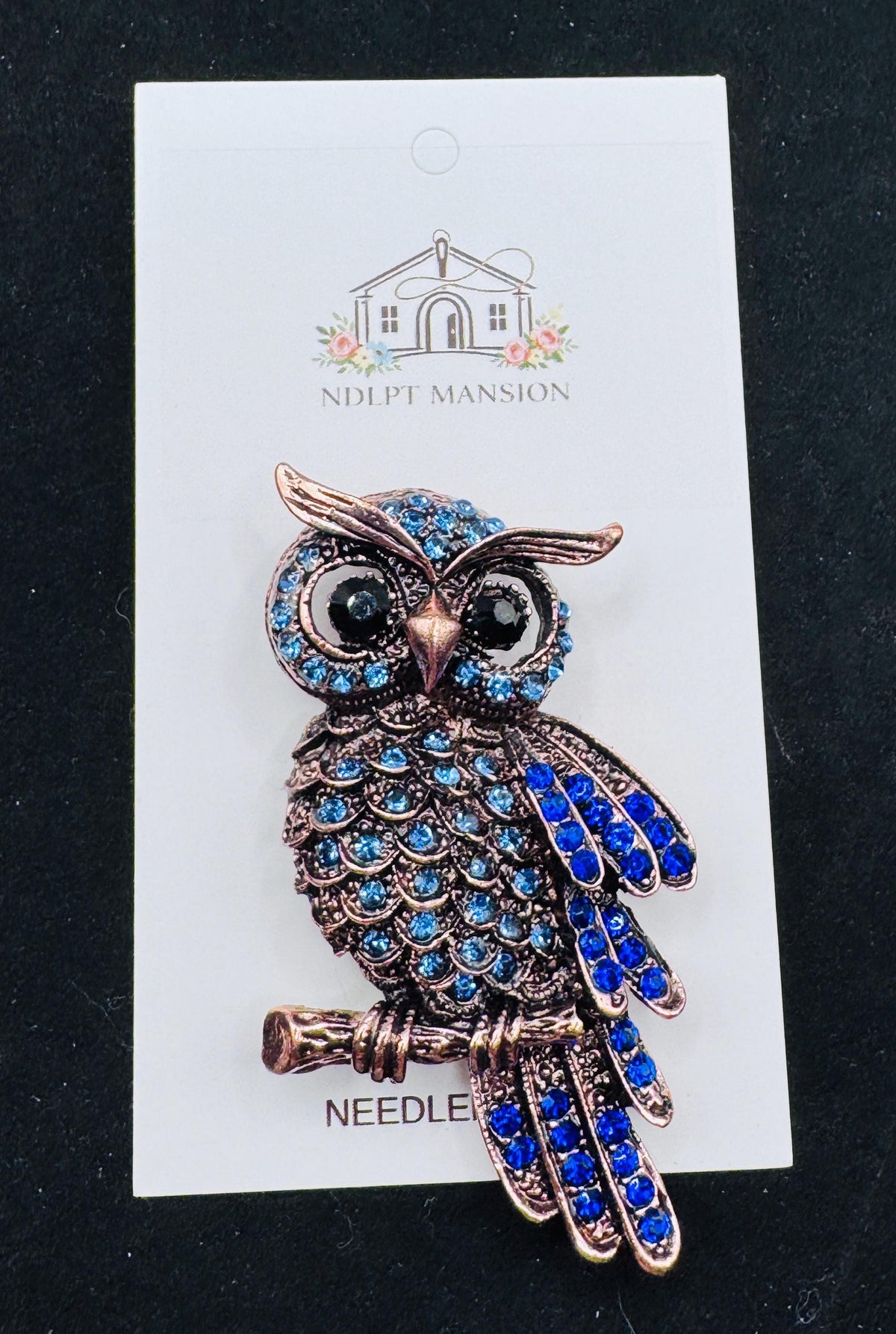 Blue Owl Jeweled