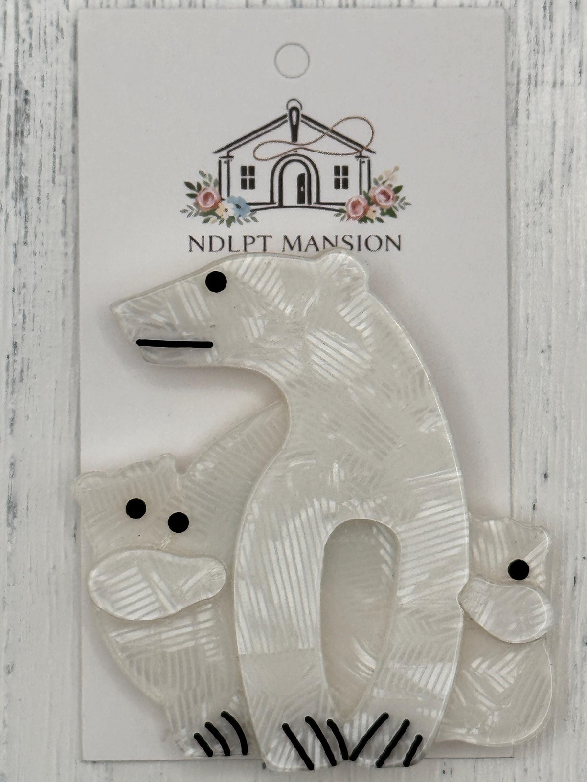 3 Polar Bears Acrylic