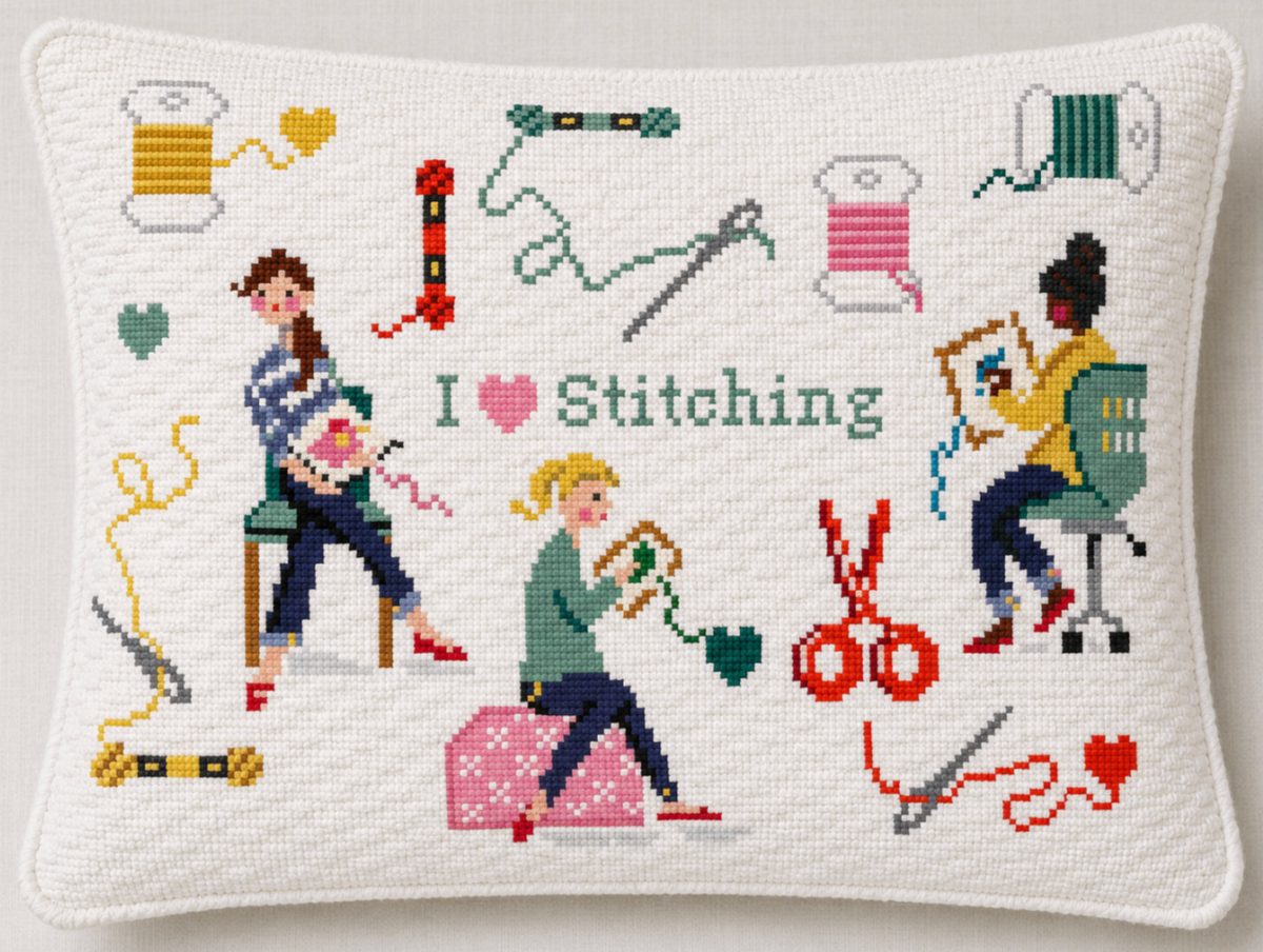 Jennifer Vallez I Love Stitching