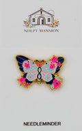 Pink & Purple Butterfly Enamel