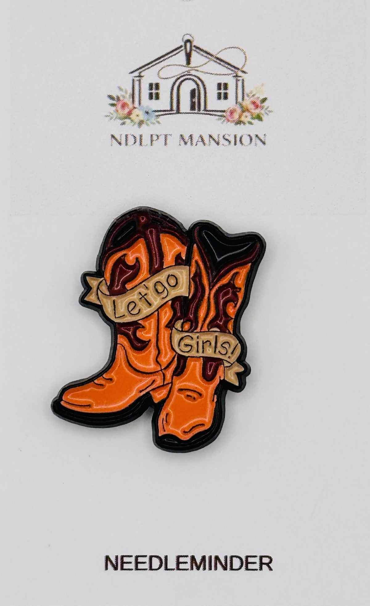 Let's Go Girls Boots Enamel