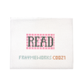 Frayme Works Plaid Read 1.25"x 2.25" Mini Needlepoint Canvas