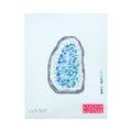 Lucky Lotus Celestine Geode Blue