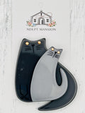 Black & Grey Kitties Acrylic