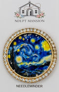Starry Night Round Deluxe Enamel