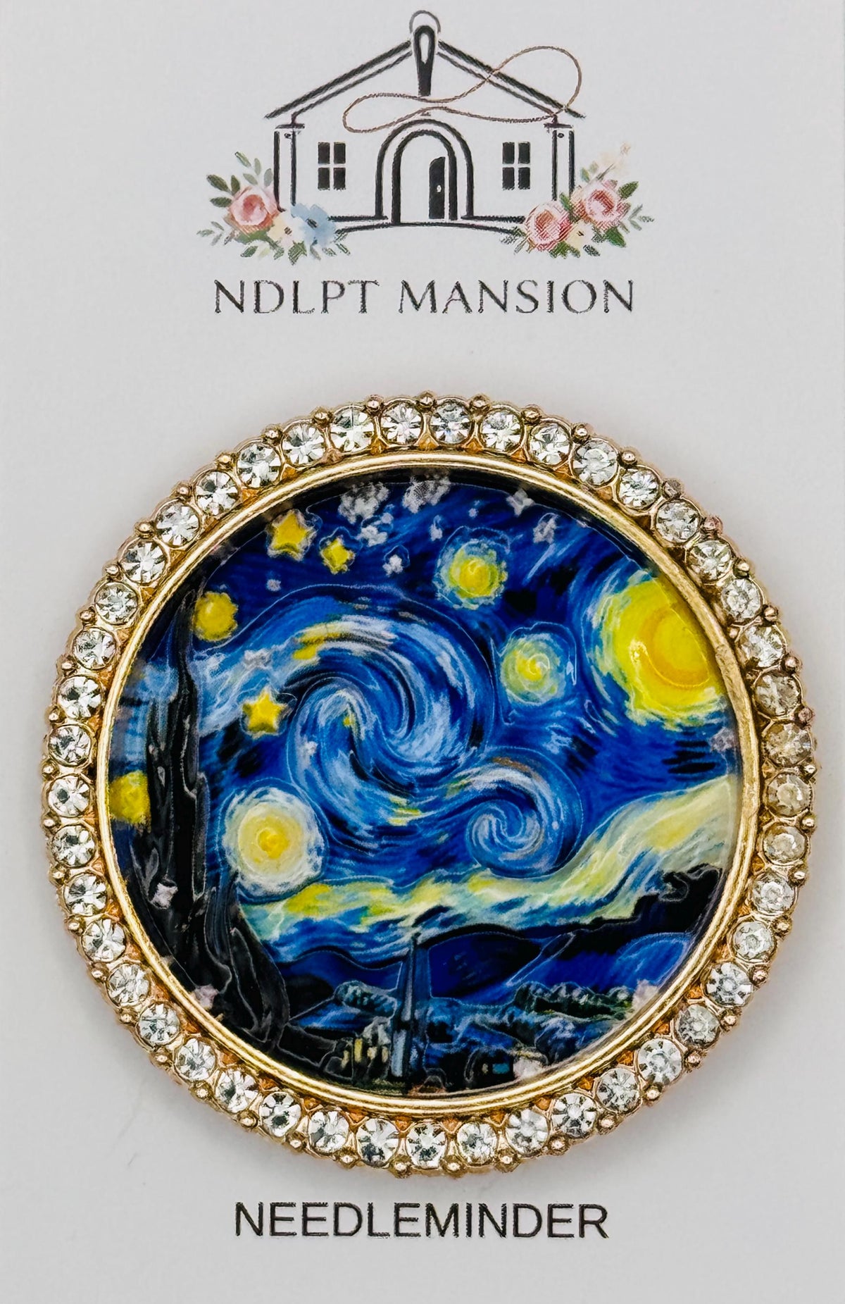 Starry Night Round Deluxe Enamel