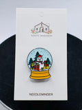 Snowglobe Snowman Enamel