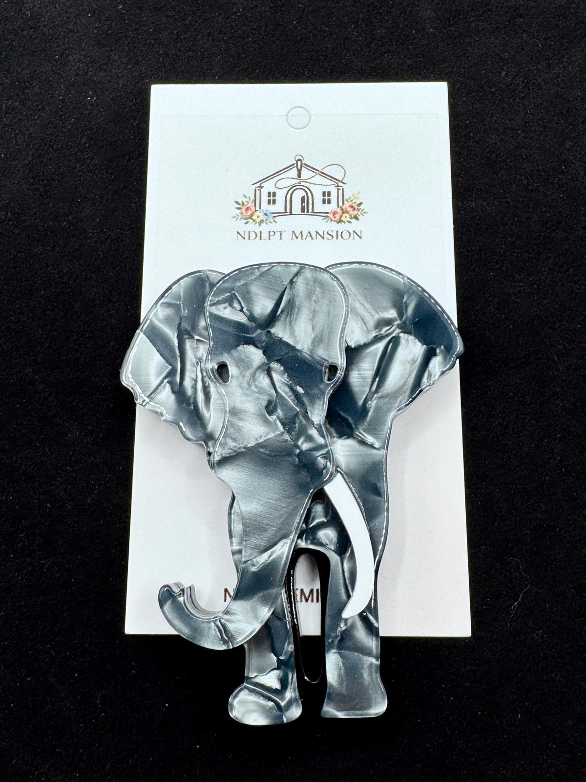 Elephant Standing with One Tusk Acrylic