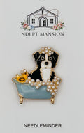 Dog in Bathtub Jeweled