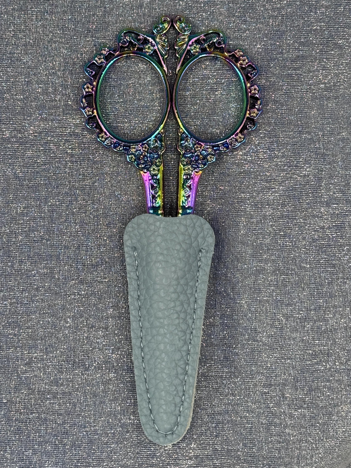 Retro Zakka Antique Embroidery Scissors with Sheath