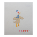 LaFete Party Animals - Goose Hand Painted Canvas