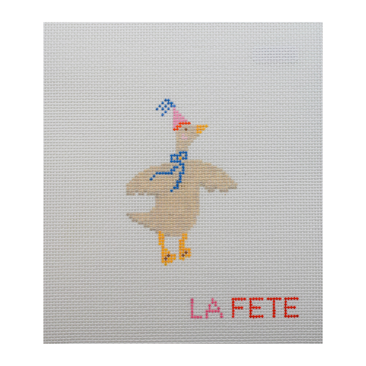 LaFete Party Animals - Goose Hand Painted Canvas