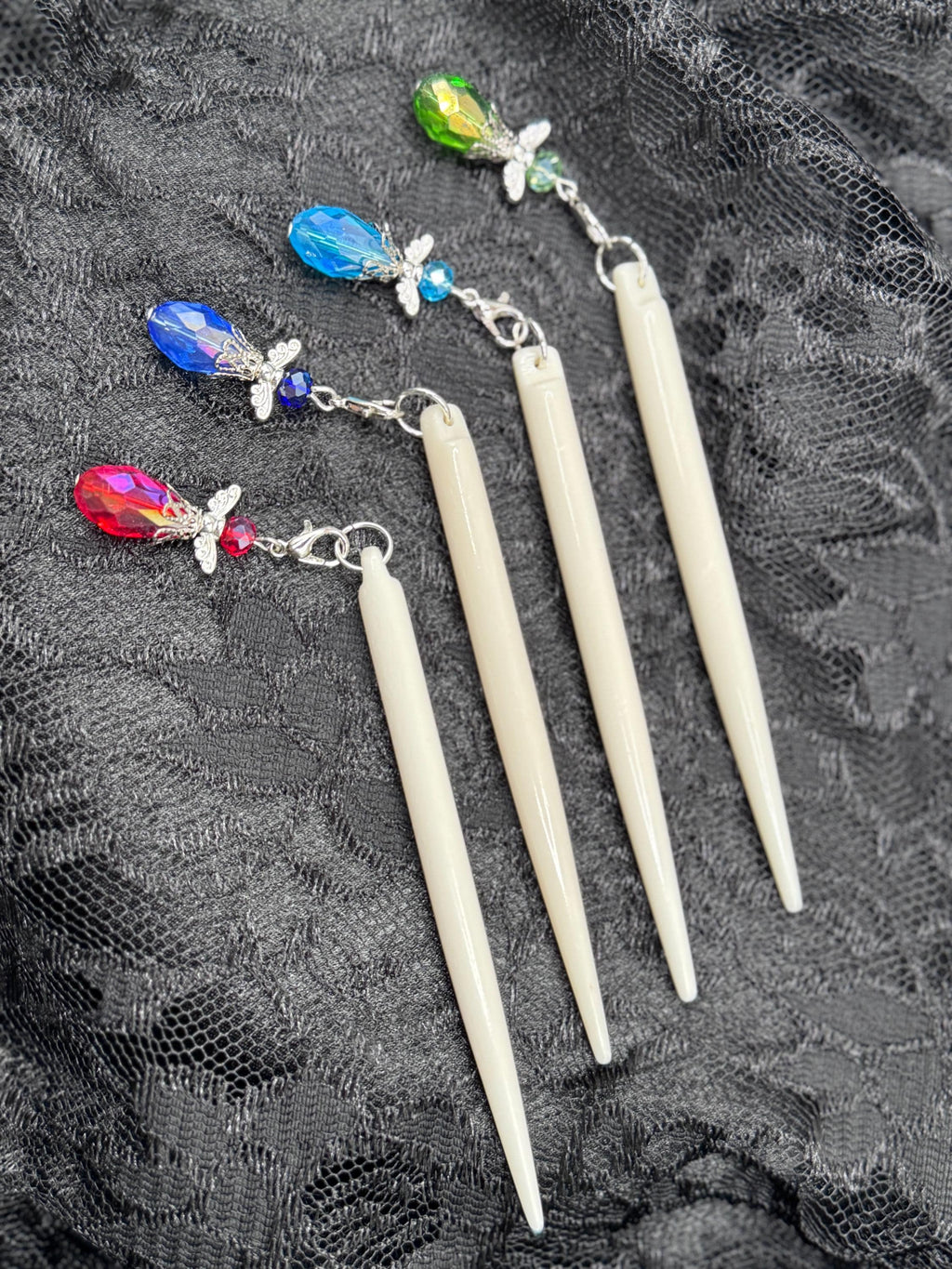 Beaded Teardrop Angel LT