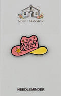 Wild West Pink Hat Enamel