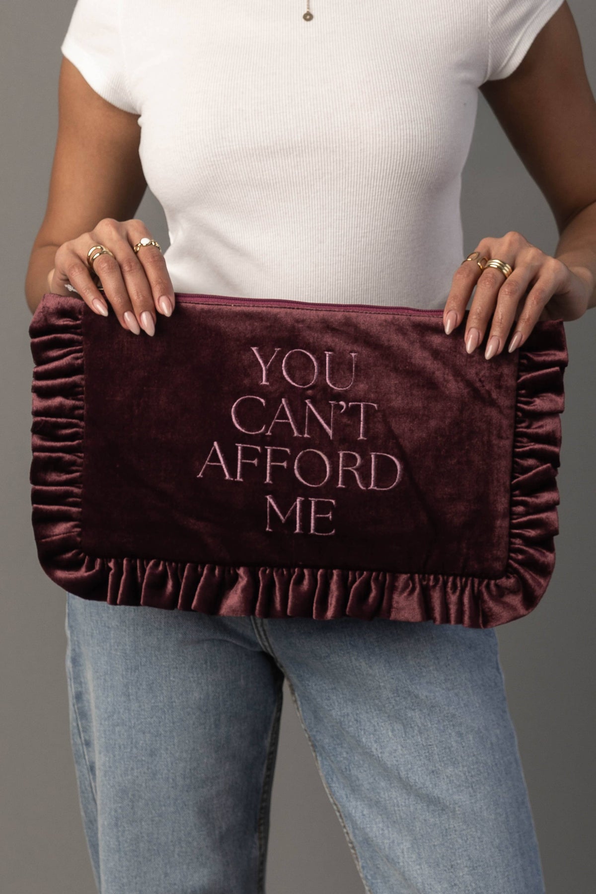 Panache Ruffle Pouch